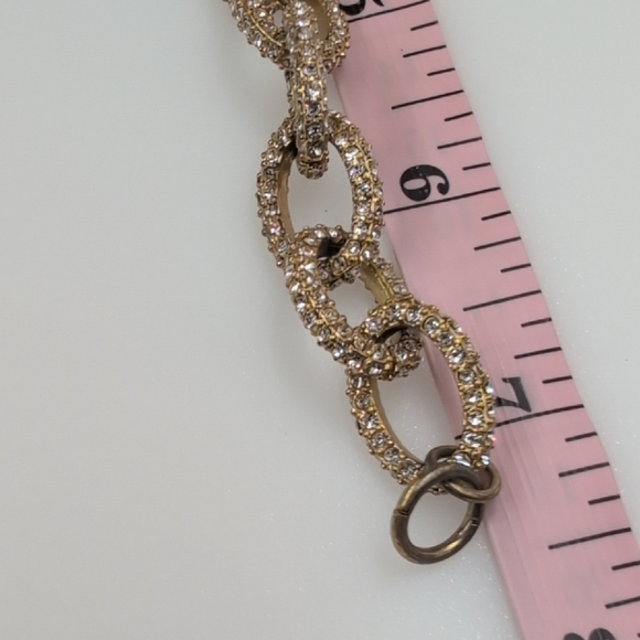 J. Crew Gold Crystal Pavé Bracelet - Picture 4 of 4